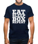 Eat Sleep Box REPEAT Mens T-Shirt