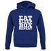 Eat Sleep Box REPEAT unisex hoodie