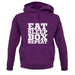 Eat Sleep Box REPEAT unisex hoodie