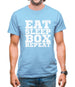 Eat Sleep Box REPEAT Mens T-Shirt