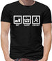 Dressdown Eat Sleep Cricket Mens T-Shirt