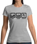 Eat Sleep Dance Womens T-Shirt