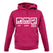 Eat Sleep Breakdance unisex hoodie