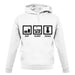 Eat Sleep Dogs unisex hoodie