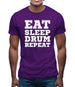 Eat Sleep Drum Repeat Mens T-Shirt