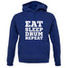 Eat Sleep Drum Repeat unisex hoodie