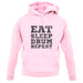 Eat Sleep Drum Repeat unisex hoodie