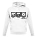 Eat Sleep Field Hockey unisex hoodie