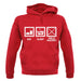 Eat Sleep Field Hockey unisex hoodie