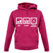 Eat Sleep Field Hockey unisex hoodie