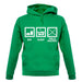 Eat Sleep Field Hockey unisex hoodie