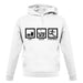 Eat Sleep Football unisex hoodie