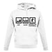 Eat Sleep American Football unisex hoodie