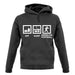 Eat Sleep American Football unisex hoodie