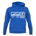 Eat Sleep American Football unisex hoodie