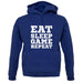 Eat Sleep Game Repeat unisex hoodie