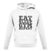 Eat Sleep Gym REPEAT unisex hoodie