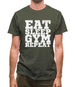 Eat Sleep Gym REPEAT Mens T-Shirt