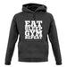 Eat Sleep Gym REPEAT unisex hoodie