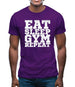 Eat Sleep Gym REPEAT Mens T-Shirt