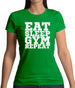 Eat Sleep Gym REPEAT Womens T-Shirt