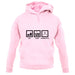 Eat Sleep Gymnastics unisex hoodie