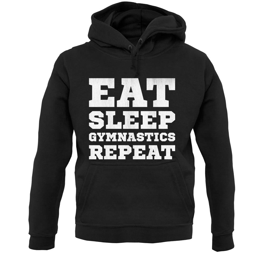 Eat Sleep Gymnastics Repeat Unisex Hoodie