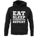 Eat Sleep Gymnastics Repeat unisex hoodie