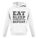 Eat Sleep Gymnastics Repeat unisex hoodie