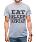 Eat Sleep Gymnastics Repeat Mens T-Shirt