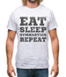 Eat Sleep Gymnastics Repeat Mens T-Shirt