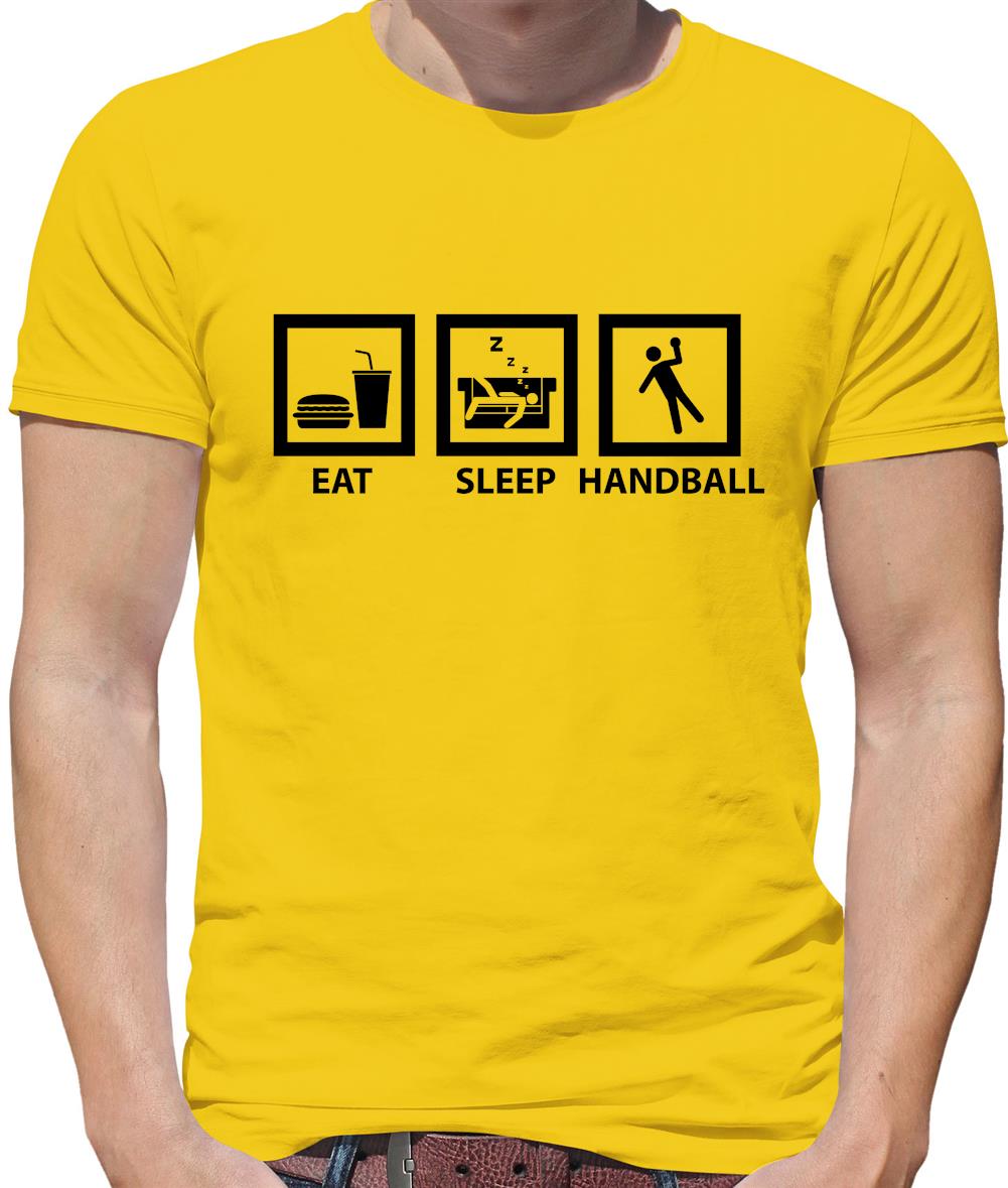 Dressdown Eat Sleep Handball Mens T-Shirt