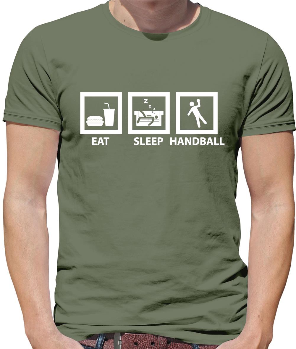 Dressdown Eat Sleep Handball Mens T-Shirt