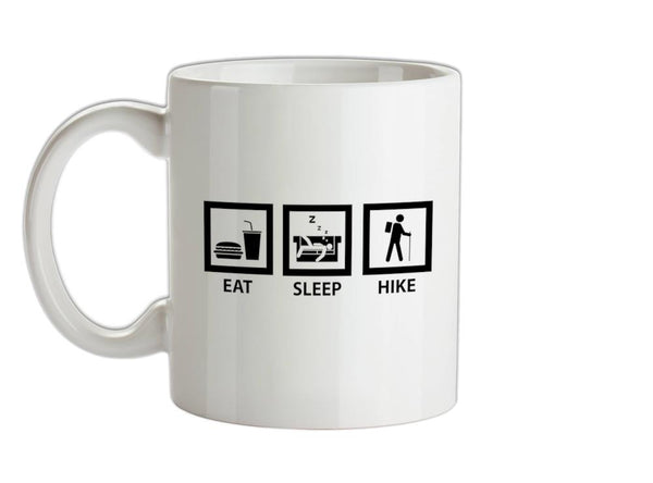 Eat Sleep Hike Ceramic Mug