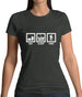 Eat Sleep Hike Womens T-Shirt