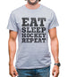 Eat Sleep Hockey Repeat Mens T-Shirt