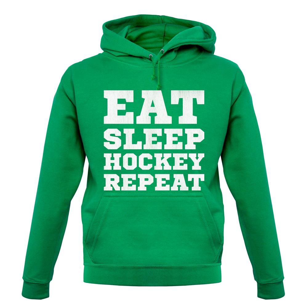 Eat Sleep Hockey Repeat unisex hoodie