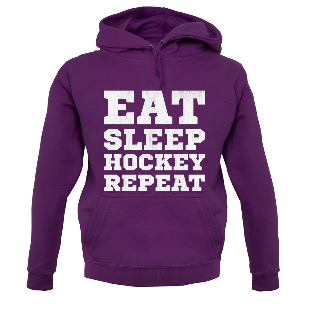 Eat Sleep Hockey Repeat unisex hoodie