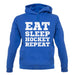 Eat Sleep Hockey Repeat unisex hoodie