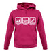 Dressdown Eat Sleep Hockey Unisex Hoodie