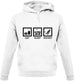 Dressdown Eat Sleep Hockey Unisex Hoodie