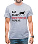 Eat Sleep Horse Mens T-Shirt