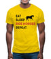 Eat Sleep Horse Mens T-Shirt