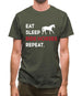 Eat Sleep Horse Mens T-Shirt