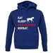 Eat Sleep Horse Unisex Hoodie