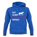 Eat Sleep Horse Unisex Hoodie