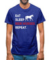 Eat Sleep Horse Mens T-Shirt