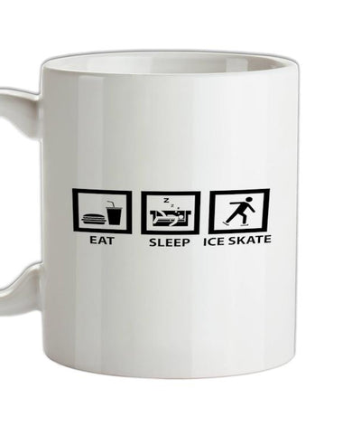 Eat Sleep Ice Skate Ceramic Mug