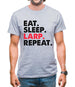 Eat Sleep Larp Repeat Mens T-Shirt