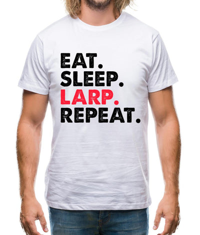 Eat Sleep Larp Repeat Mens T-Shirt